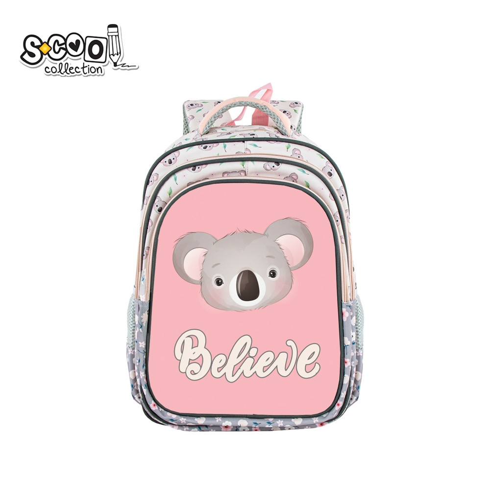 Ghiozdan scolar 3D BELIEVE, 6-11 ani, 2 compartimente, cusaturi anatomice, 38x35x20 cm - imagine 9